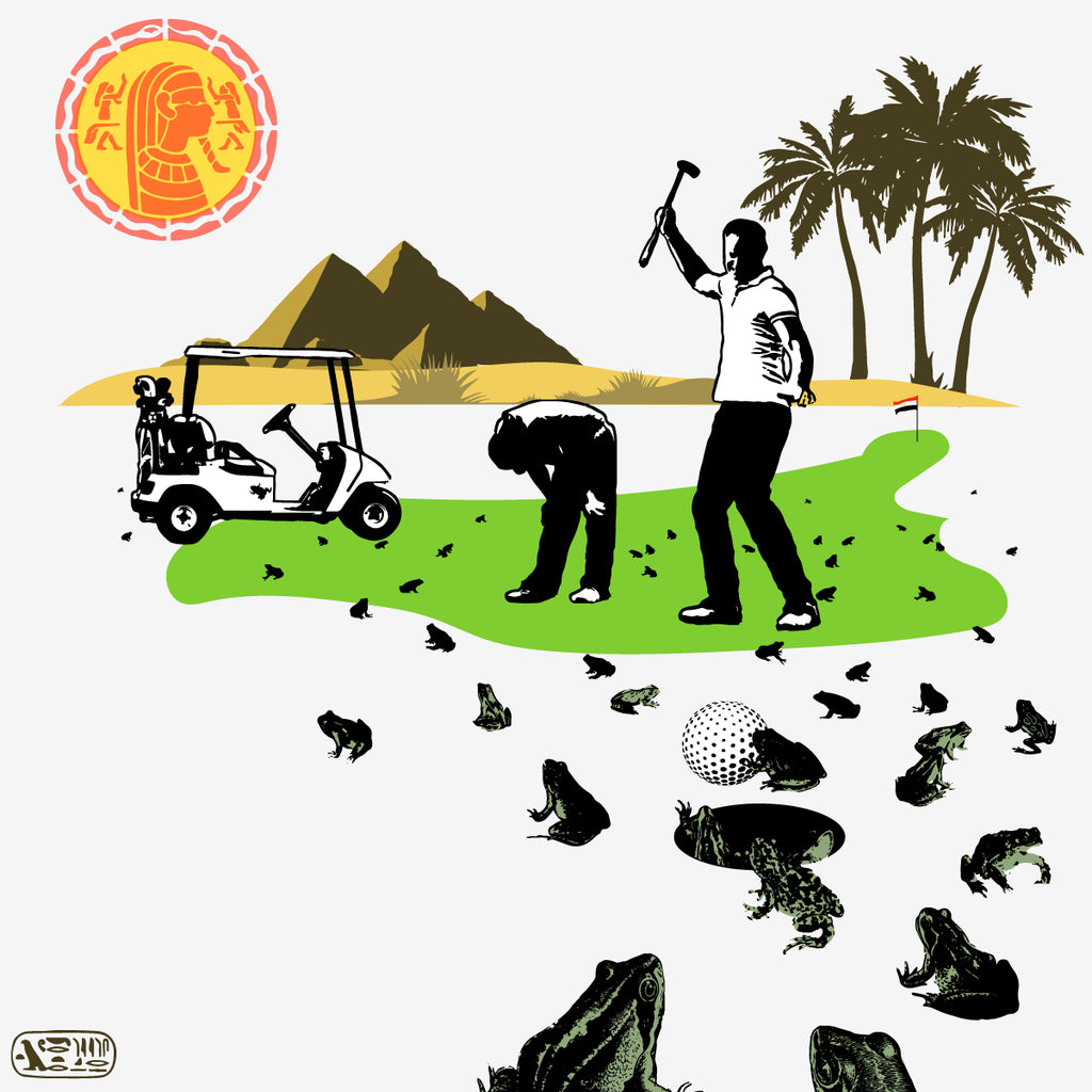 2nd Hole in Cairo - Unisex Lightweight Tee