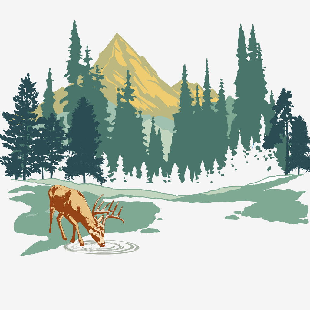 As A Deer - Unisex Midweight Hoodie