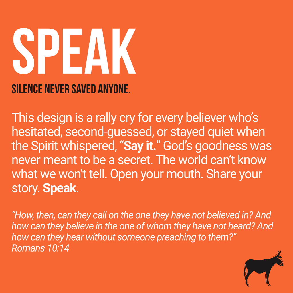 SPEAK - Unisex Midweight Tee