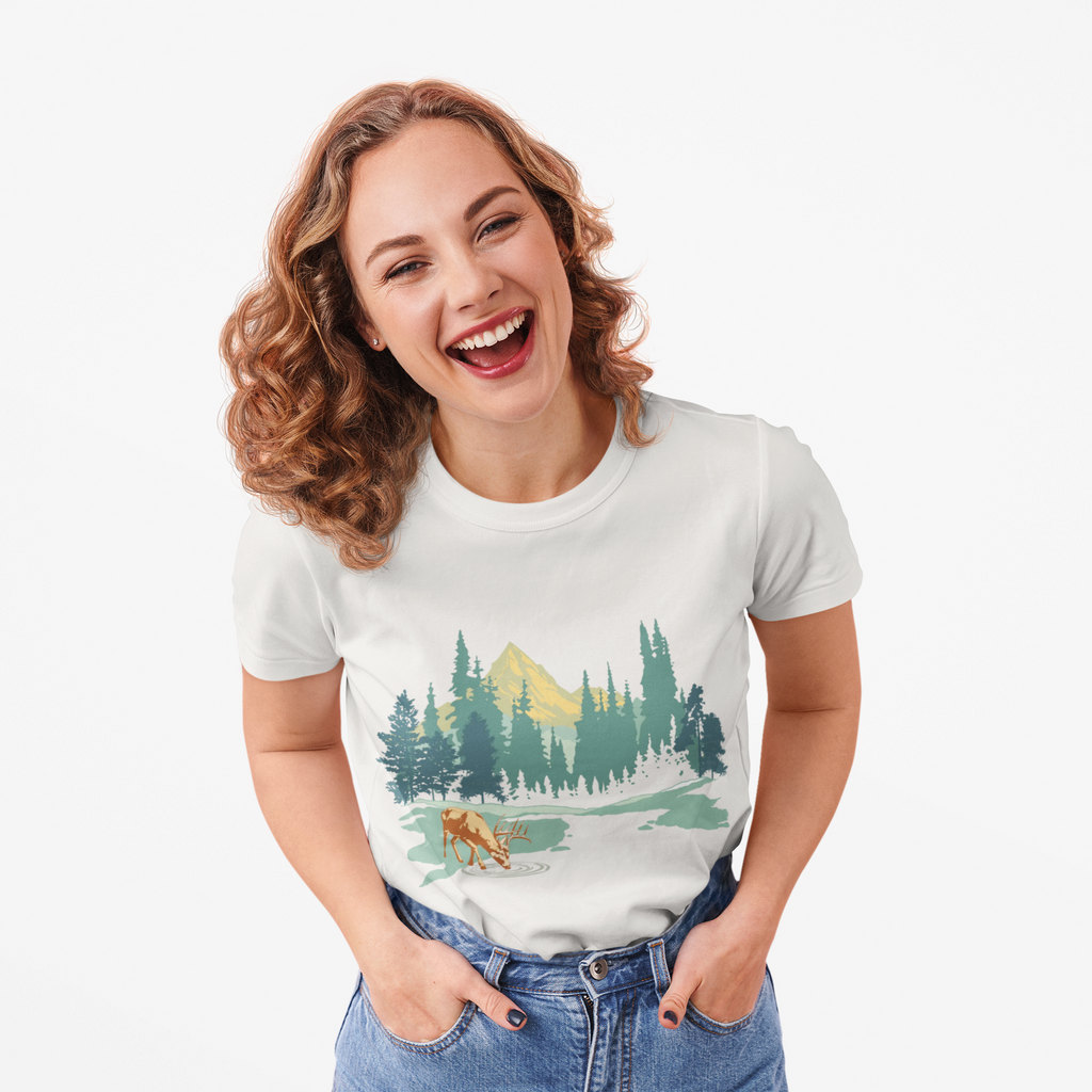 As a Deer - Unisex Lightweight Tee