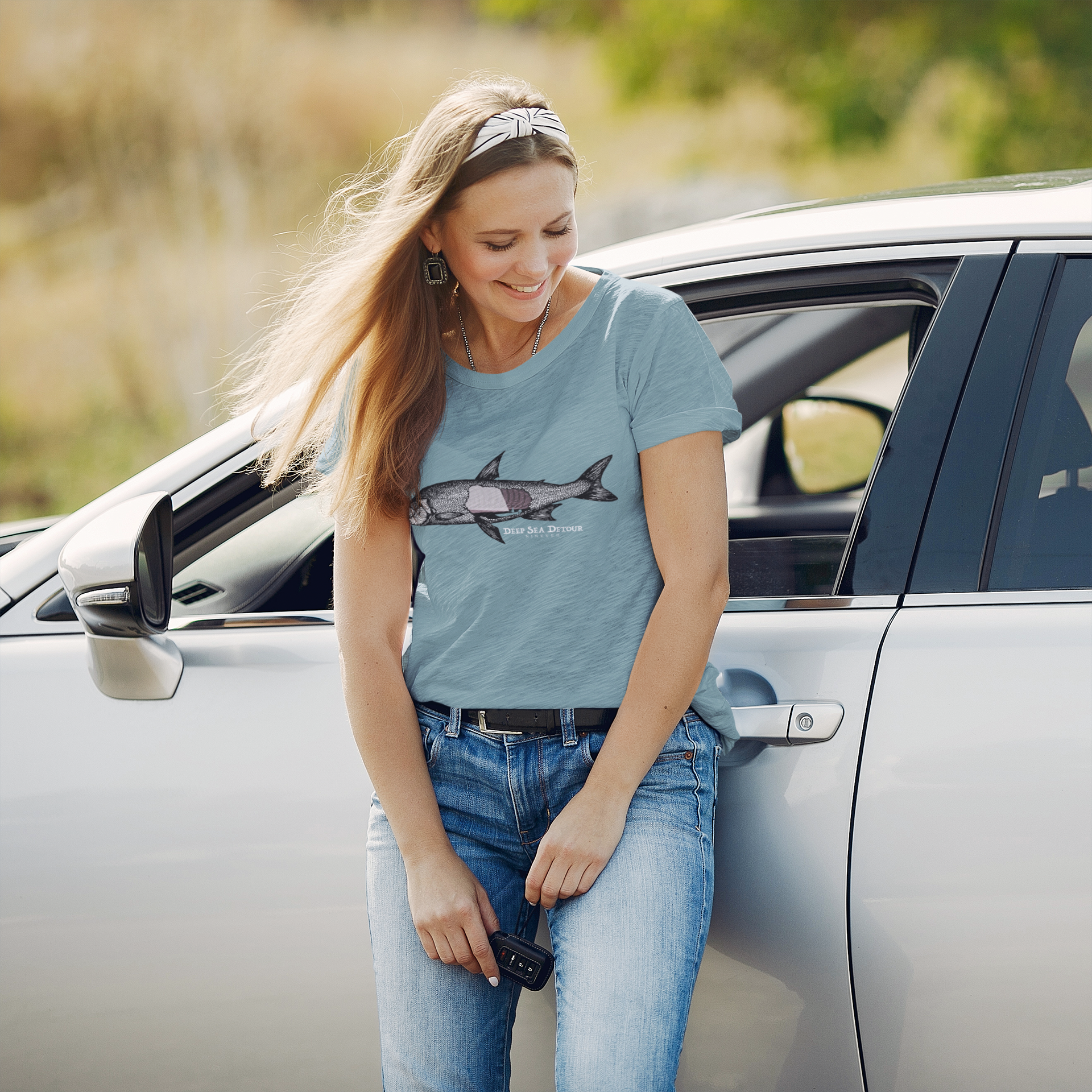 Deep Sea Detour - Unisex Midweight Tee