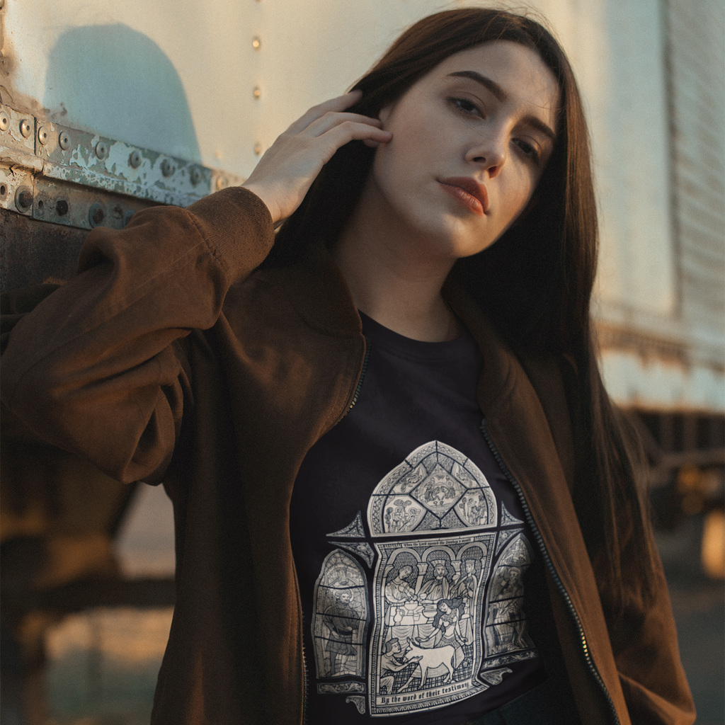Stained Glass - Unisex Midweight Tee
